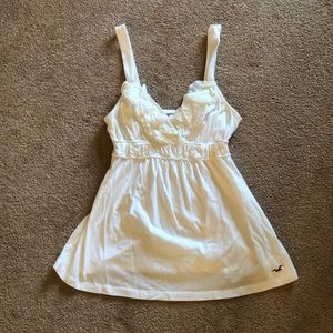 White Hollister Tank Top